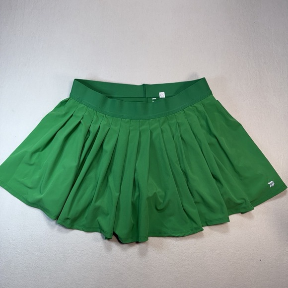 all in motion Pants - ALL IN MOTION Womed X Large Sporty Preppy Pleated Flex Green Tennis Skort